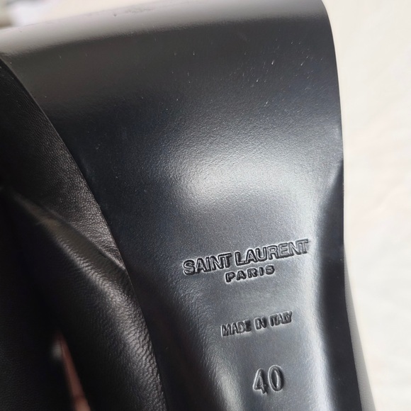 Saint Laurent Classic Black Platform Heels With Box - Size 40! - Picture 12 of 16